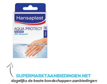 helemaal nek Voorgevoel Hansaplast Aqua protect speciaal voor de handen | Supermarkt Aanbiedingen