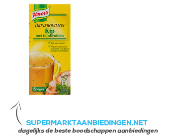 Knorr Soep drinkbouillon kip aanbieding