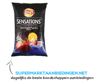 Lay's Sensations red sweet paprika aanbieding