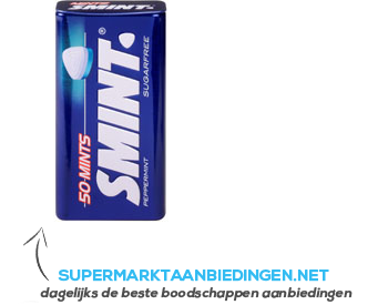 Smint Xl tins peppermint suikervrij aanbieding