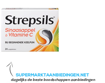 Strepsils Sinaasappel & Vitamine C aanbieding