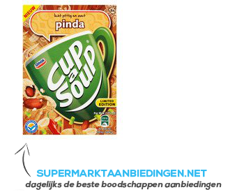 Unox Cup-a-soup pindasoep aanbieding